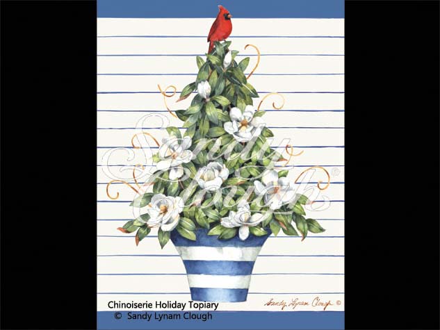 Chinoiserie Holiday Topary