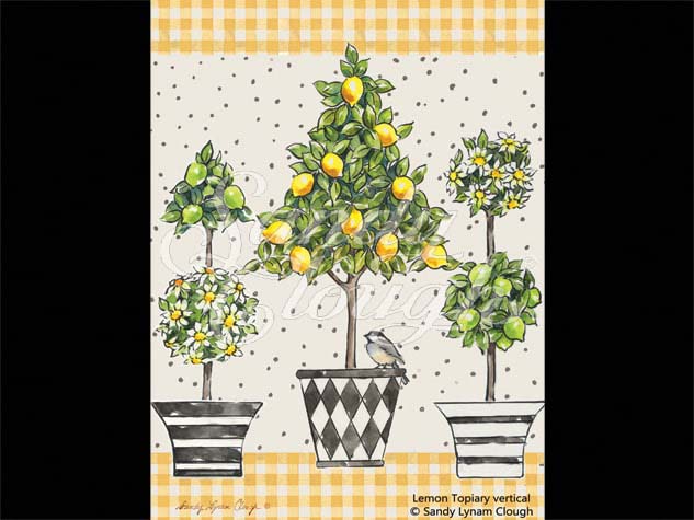 Lemon Topiary Vertical