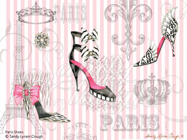 Paris Shoes--Pink