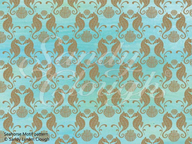 Seahorse Motif Pattern